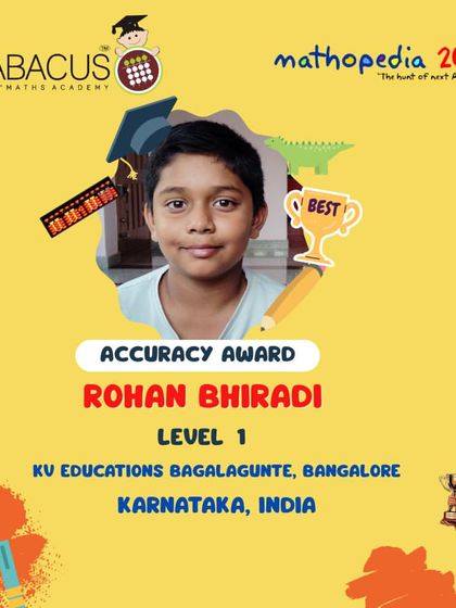 Abacus D Maths Academy - Educational Franchise & Teacher Training Mathopedia: Our Annual Competitions photo 156