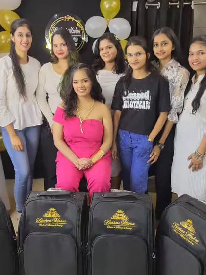 A group photo with my latest batch of graduates, ready to start their professional journey with their new kits. It’s a joy to see them so excited and prepared.