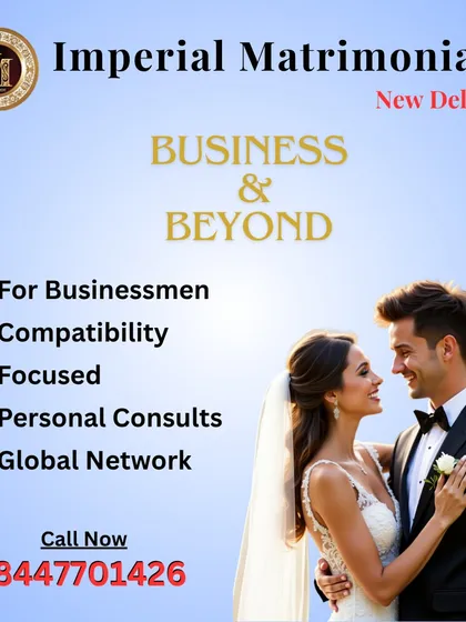 My premium matchmaking service for the modern businessman is compatibility-focused and includes personal consultations. I leverage my global network to find the perfect balance between business and love.