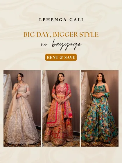 I believe style is for everyone, which is why I offer beautiful plus-size occasion wear. This image shows the variety in my collection, from a sparkling gown to a traditional lehenga, ensuring a perfect, comfortable fit for every body type.