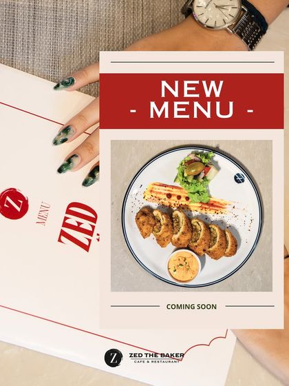 A first look at the new menu for my Indiranagar outlet, featuring a delicious-looking stuffed and fried dish, promising an elevated dining experience from breakfast to dinner.