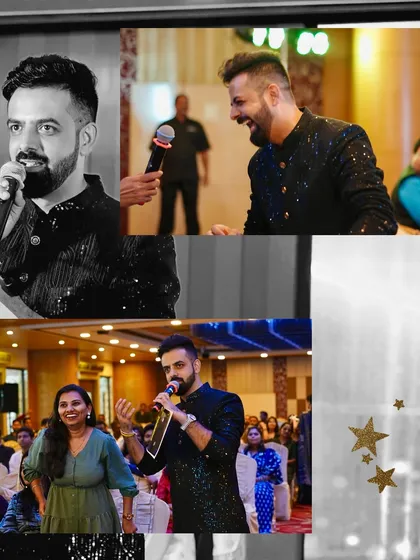 More interactive moments from the Quess Corp event, from formal hosting to engaging with the audience.