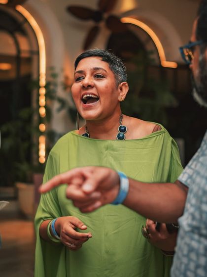 The sound of genuine laughter fills the air. It's moments like these that make my mansion truly special.