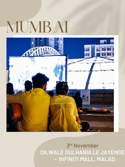 Mumbai gets the iconic 'Dilwale Dulhania Le Jayenge' at Infiniti Mall, Malad.