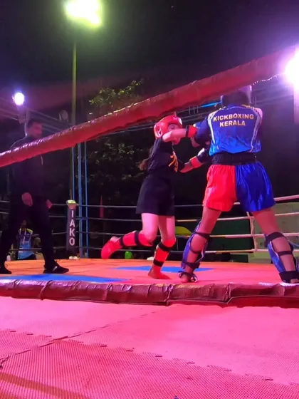 Constant pressure and forward movement are key tactics we drill, shown here in a competitive fight.