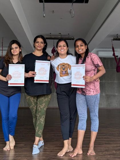 A group of graduates from our aerial TTC. We are so proud of their hard work and dedication.