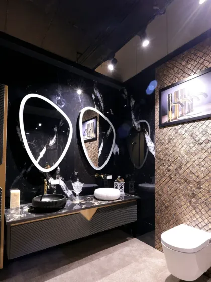 Chizzle My Designs - Turnkey Residential Interior Design Artistic Bathrooms & Powder Rooms photo 9