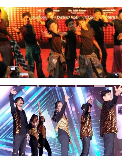 My crew isn't just a team, we're a family that has literally grown up dancing together. This picture shows some of us in 2013 and then again in 2021, still killing it on stage. This bond is what makes our performances so special and connected.