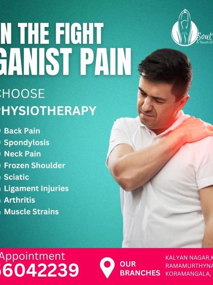 Win the fight against pain by choosing physiotherapy. We treat a wide range of conditions including back pain, spondylosis, neck pain, frozen shoulder, sciatica, and muscle strains.