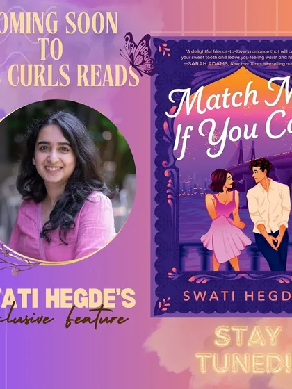 Another announcement for an exclusive feature. Getting press for my books is always a thrill and helps me reach new readers.