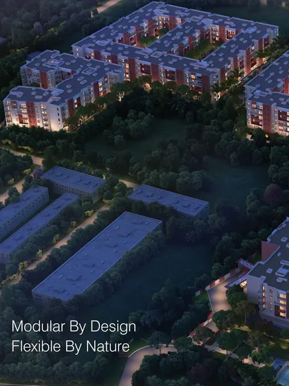 Our housing clusters are modular by design but flexible by nature. This approach allows for both efficiency in construction and diversity in the final built environment, creating communities that feel organic.