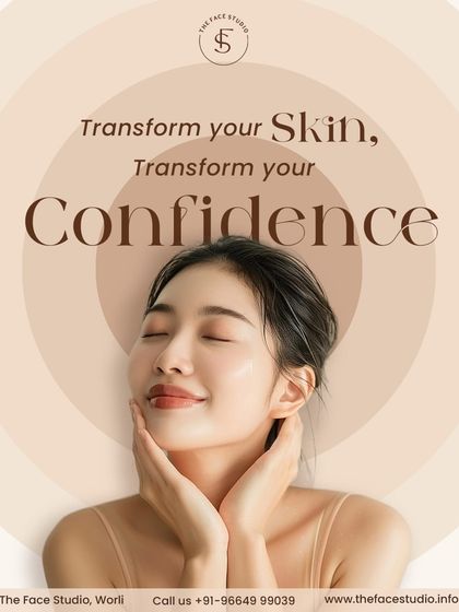 Transform your skin, transform your confidence. This image reflects my belief that healthy, radiant skin is not just about looking good, but about feeling empowered every day.