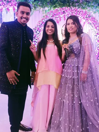 A picture with the newly engaged couple. It's always a joy to be part of their journey.