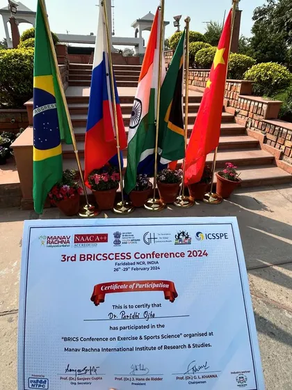 I was happy to participate in the 3rd BRICS Conference on Exercise & Sports Science. Staying current with the latest research in exercise physiology and sports performance is a passion of mine.