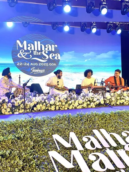 Performing at the 'Malhar & the Sea' festival in Goa with some incredibly talented musicians. This is a glimpse of a live fusion performance where classical Indian sounds meet contemporary arrangements.