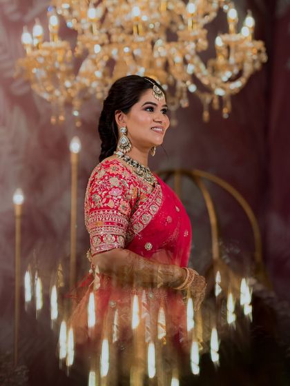 Rashmi Gowda - Bridal Makeup Glamorous Reception & Sangeet Styles photo 13