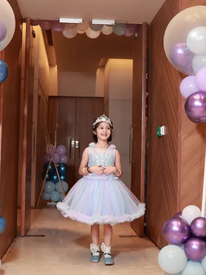 The birthday princess herself. We love seeing the joy on their faces when they see their dream party come to life.