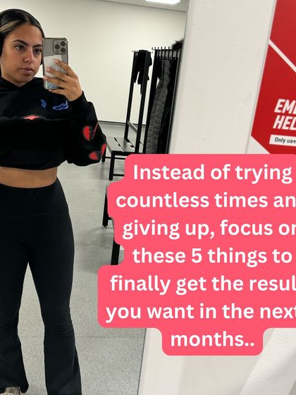 Instead of trying and giving up, focus on the key things that will actually get you results. Stop looking for shortcuts and focus on building habits.