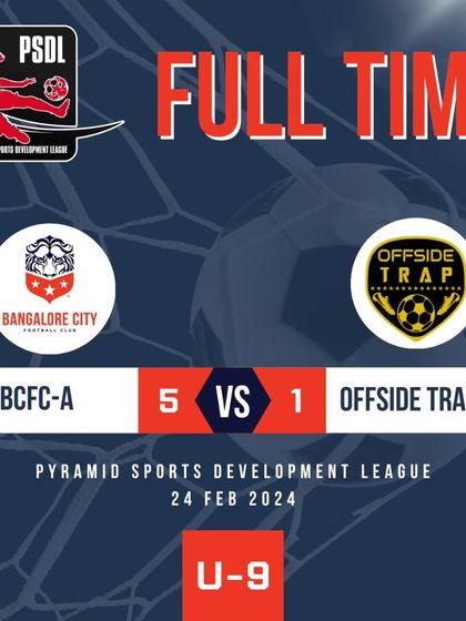 A 5-1 win for our U9 A team in the PSDL.