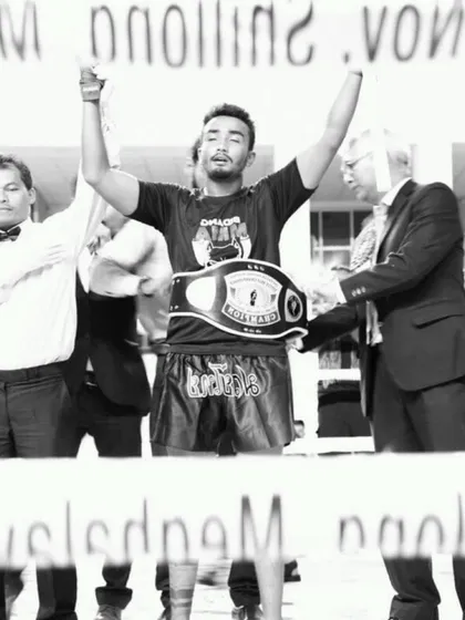 A throwback to 6 years ago when I became a national Muay Thai champion. This belt was the result of years of hard work.