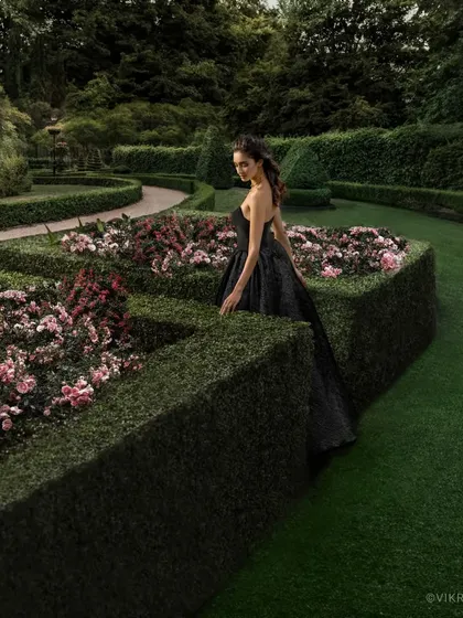 Grace in every stride. Can you believe this stunning garden maze was built and shot in a studio? This was one of my most interesting and fun productions for Raheja Universal.