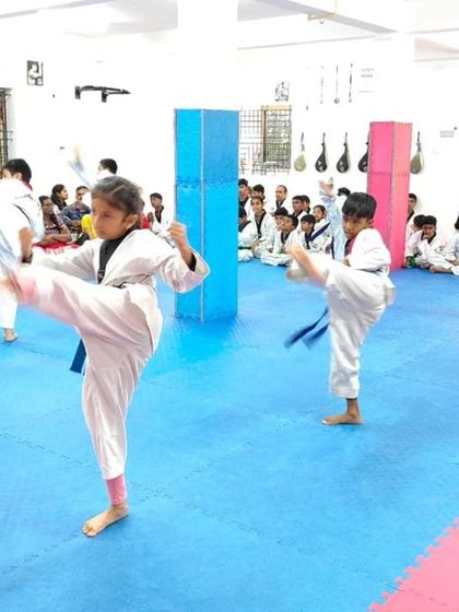 CTA Taekwondo & Fitness Clubs - Taekwondo for Kids & Teenagers Dynamic Kicking & Sparring Drills photo 58