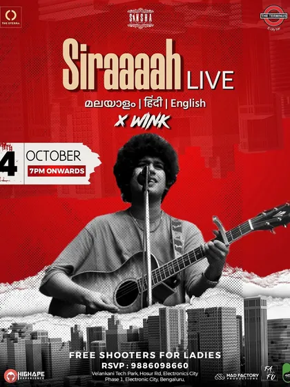 Here I collaborated with the live acoustic band Siraaaah. I am open to creative collaborations, blending my DJ set with live performers for a truly unique musical experience.