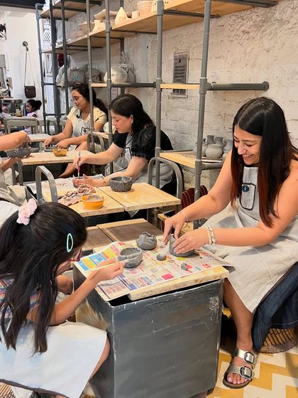 Laughter and creativity fill the air during our family workshops. We love providing a space where families can connect and have fun away from daily distractions.