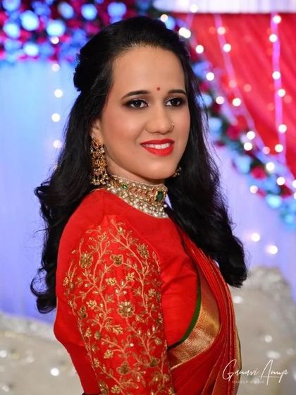 Ganavi Anup - Party & Event Makeup Traditional Engagement & Muhurtham Glam photo 13