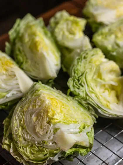 It all starts with fresh produce. The crisp, fresh iceberg lettuce is the foundation of my popular Manor Caesar Salad.