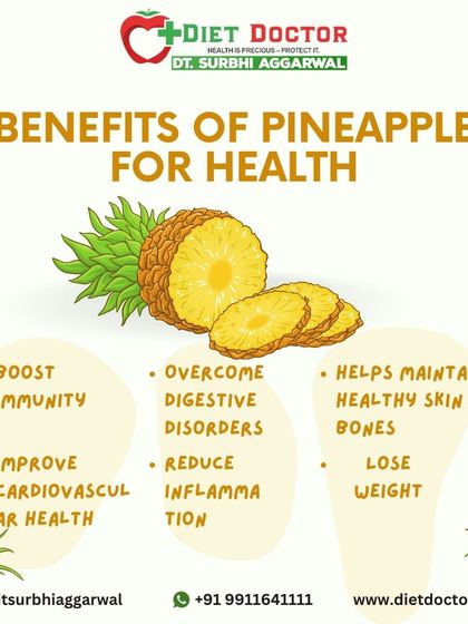 Pineapple is a delicious fruit with powerful health benefits. As shown here, it can boost immunity, improve cardiovascular health, reduce inflammation, and aid in weight loss.