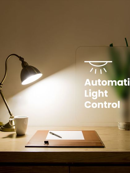 My system provides automatic light control that adapts to your needs. This means you can spend more quality time on what matters and let me take care of the rest, from lights to fans and curtains.