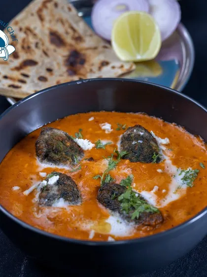 A delicious vegetarian main course, my Palak Paneer Kofta in Makhani Gravy features soft spinach and cottage cheese dumplings in a rich, creamy tomato-based sauce. It's a decadent dish that always receives compliments.