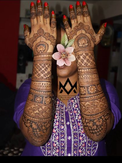 Azra Mehendi - Mehendi Artistry Full Bridal Mehendi photo 7