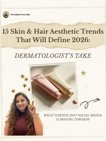 Here's my take on the skin and hair aesthetic trends that will define 2026. The focus is shifting towards what science supports, not what social media promotes.
