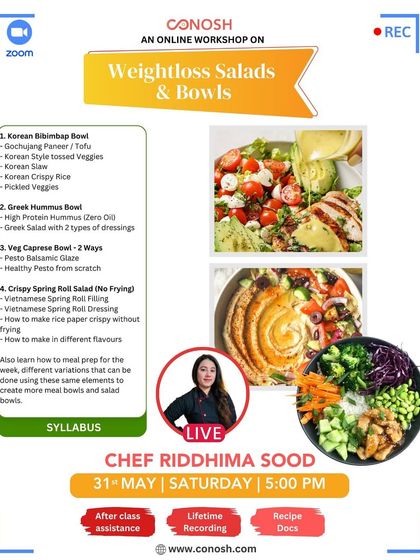 Conosh - Online Culinary Workshops Healthy & Special Diet Cooking photo 12