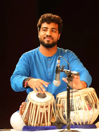 A full view of my setup on stage at the Debadhara Festival.