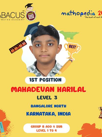 Abacus D Maths Academy - Educational Franchise & Teacher Training Mathopedia: Our Annual Competitions photo 21