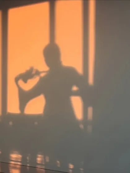 A shadow self-portrait during sunset. A reminder that even when we're behind the camera, we are part of the story.