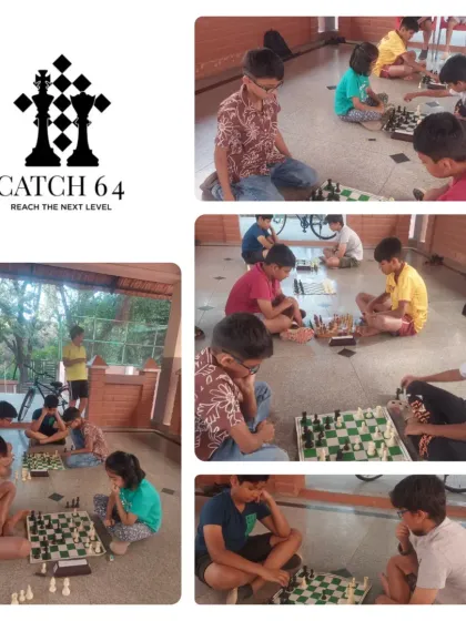 Our club tournaments are held in various settings to keep things fresh and engaging. This collage captures the spirit of competition and camaraderie among our students.