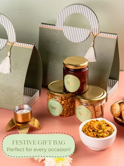 I believe a gift should speak from the heart. My festive gift bags are perfect for every occasion, filled with handcrafted goodness, thoughtful treats, and a touch of Soam love to make any moment extra special.