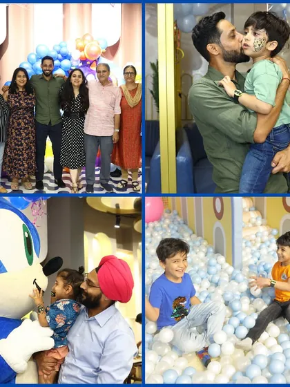 So much fun at this Sonic-themed birthday! The kids loved playing in the ball pit and getting a hug from the giant Sonic mascot.