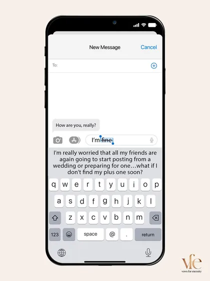 This text message is painfully relatable for so many. If you're tired of pretending you're "fine" about being single, I'm here to offer a real, proactive solution.