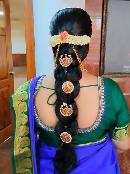 Laxmi Ramkrishna - Special Occasion Hairstyling Traditional South Indian Braids photo 48