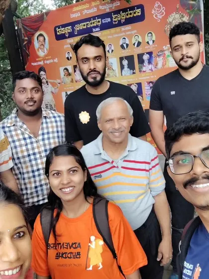 A selfie from our meetup, capturing the smiles and happy vibes of the day.
