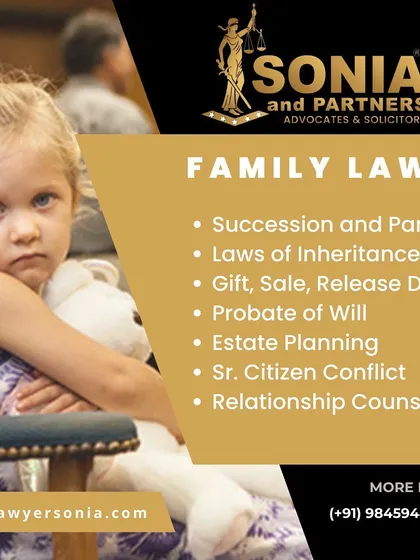 Family matters involving property, inheritance, and the well being of senior citizens require a delicate yet firm legal hand. I handle sensitive issues like succession, estate planning, and will execution with compassion and precision. My goal is to secure your family's future and resolve conflicts with dignity.