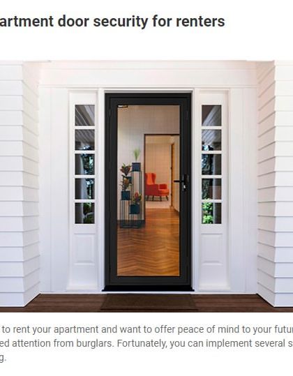 Our director, N B Semitha, was featured in WFM Media, sharing insights on enhancing apartment door security. We are committed to educating the public and leading the conversation on modern, effective security solutions for every type of home.