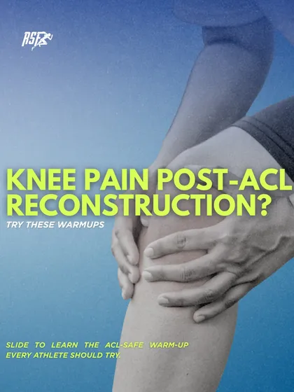 Experiencing knee pain after an ACL reconstruction is common, but it shouldn't stop your progress. The right warm-up can make all the difference. This series is designed to prepare your knee for the demands of training safely and effectively.