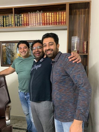 Sharing a laugh with colleagues in my chamber. A positive and collaborative environment is important, even when dealing with the pressures of legal cases.