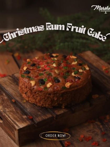 My classic Christmas Rum Fruit Cake is a holiday essential. It's packed with rum-soaked fruits and nuts, offering a rich, moist, and flavourful experience in every slice.
